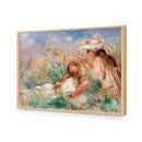 Two Girls on the Riverbank - by Auguste Renoir