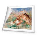 Two Girls on the Riverbank - by Auguste Renoir