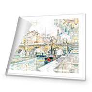 Tugboat at the Pont Neuf by Paul Signac