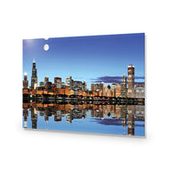 Chicago Under Moonlight