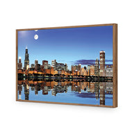 Chicago Under Moonlight