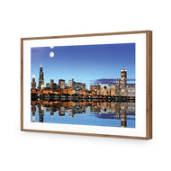 Chicago Under Moonlight