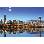 Chicago Under Moonlight