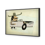 Cowboy in Car