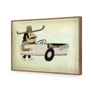Cowboy in Car