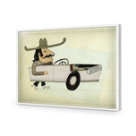 Cowboy in Car