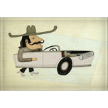 Cowboy in Car