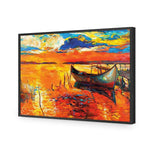 Boat on Orange Waters