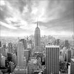 Manhattan View BW