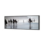 Surfers in the Mist