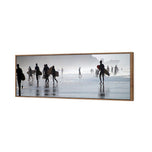 Surfers in the Mist