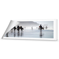 Surfers in the Mist