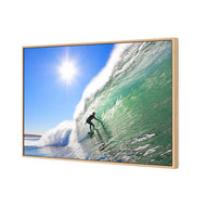 Surfer in the sun