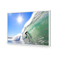 Surfer in the sun