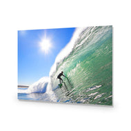 Surfer in the sun