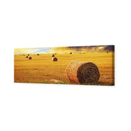 Bales of Hay Sunset