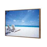 Sunbeds on Beach