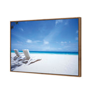 Sunbeds on Beach