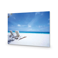 Sunbeds on Beach