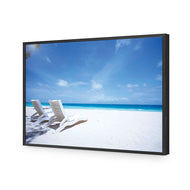 Sunbeds on Beach