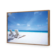 Sunbeds on Beach