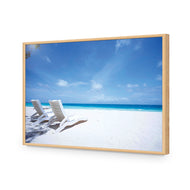 Sunbeds on Beach