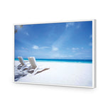 Sunbeds on Beach
