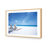 Sunbeds on Beach