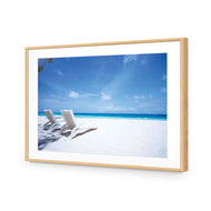 Sunbeds on Beach