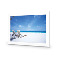 Sunbeds on Beach