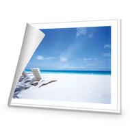 Sunbeds on Beach