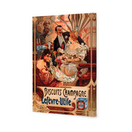 Biscuits Lefevre-Utile 2 by Alphonse Mucha