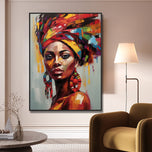 Colourful African Lady
