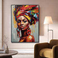 Colourful African Lady