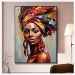 Colourful African Lady