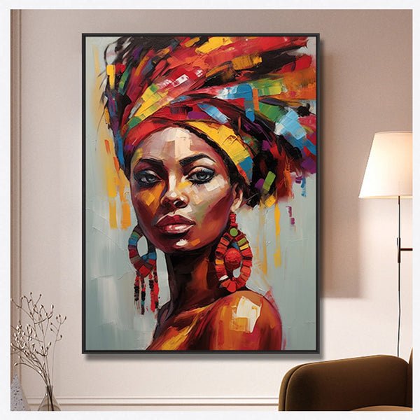 Colourful African Lady