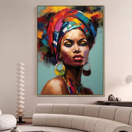 Colourful African Lady 2