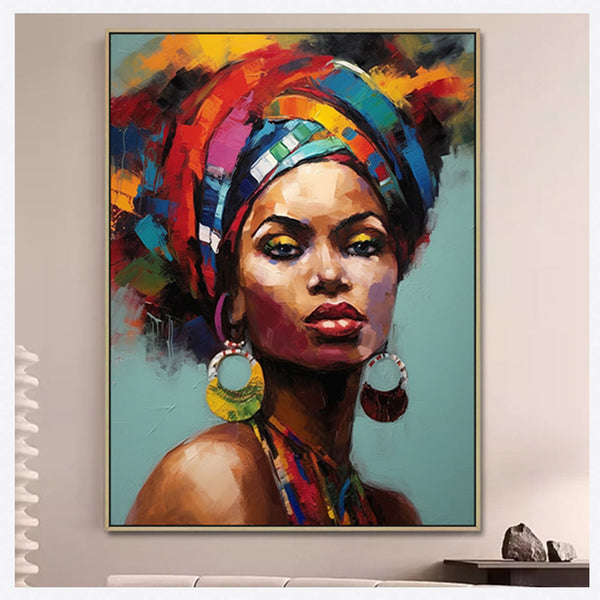 Colourful African Lady 2