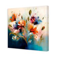 Red and Blue Blooms