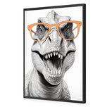 Dino in Orange Glasses