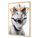 Dino in Orange Glasses