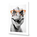 Dino in Orange Glasses