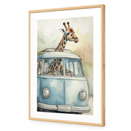 Giraffe in Kombi