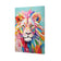 Pastel Painted Lion