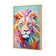 Pastel Painted Lion