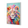 Pastel Painted Lion