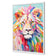 Pastel Painted Lion