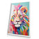 Pastel Painted Lion