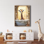 Giraffe Bathtime