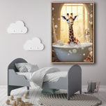 Giraffe Bathtime